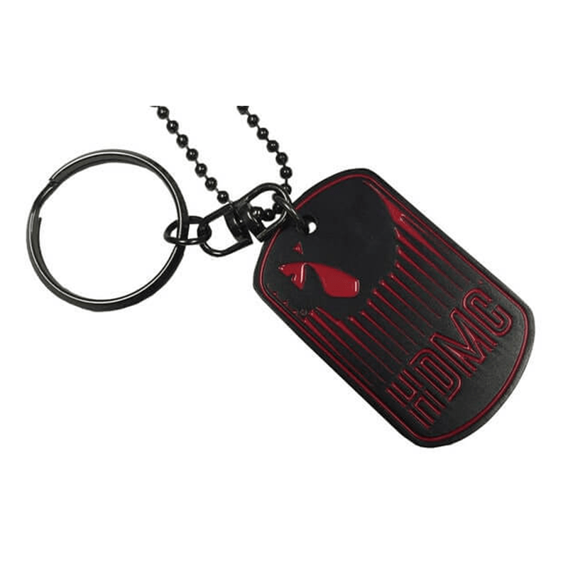 HDMC Willie G Skull Performance Dog Tag, Chain/Key Ring Harley