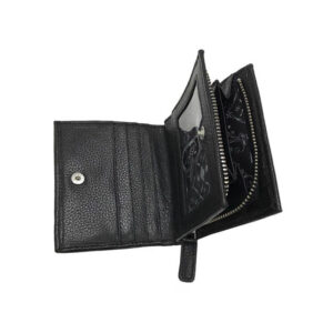 Ladies Misrule Studded Black Coin Purse Keychain - Image 6