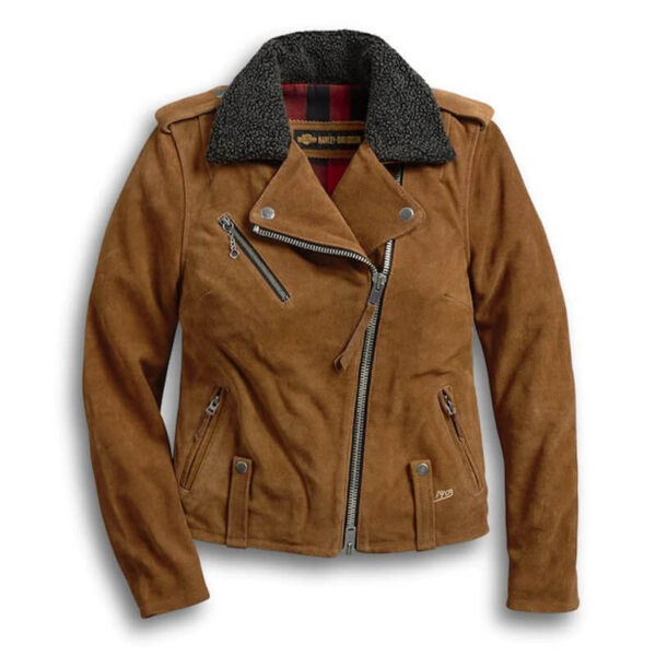 Women's Suede Biker Jacket | Harley-Davidson® Online