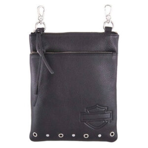 Ladies Misrule Studded Black Coin Purse Keychain - Image 16