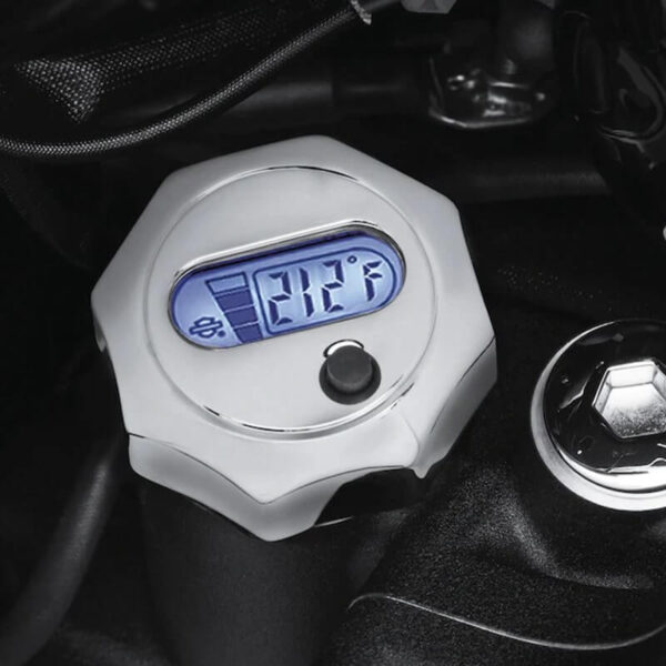 Oil Level and Temperature Dipstick with Lighted LCD Readout Harley