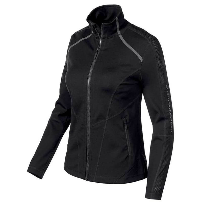 Women's Stretch Mesh Reflective Accent Casual Jacket - Harley-Davidson ...