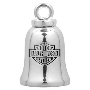 Silver Classic Bar & Shield Logo Ride Bell