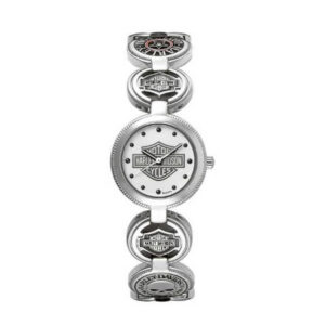 Womens Bulova Charm Bracelet Wrist Watch - Image 1