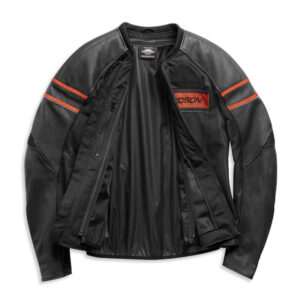 Men's H-D Brawler Leather Jacket - Image 3