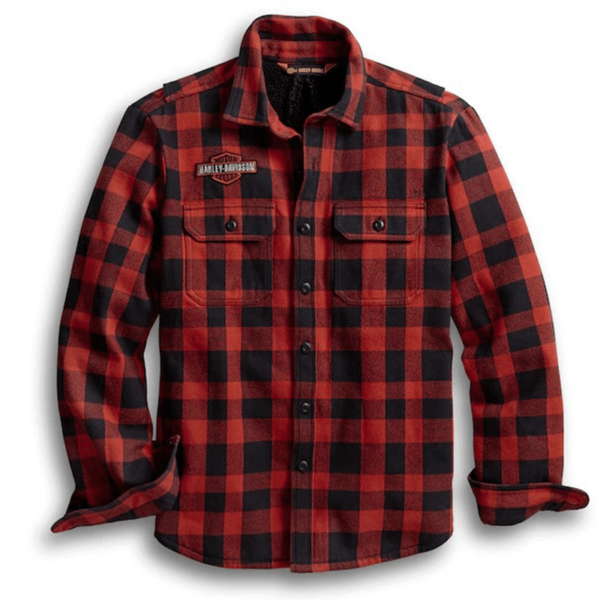 100% Cotton Sherpa Flannel Shirt, Men's