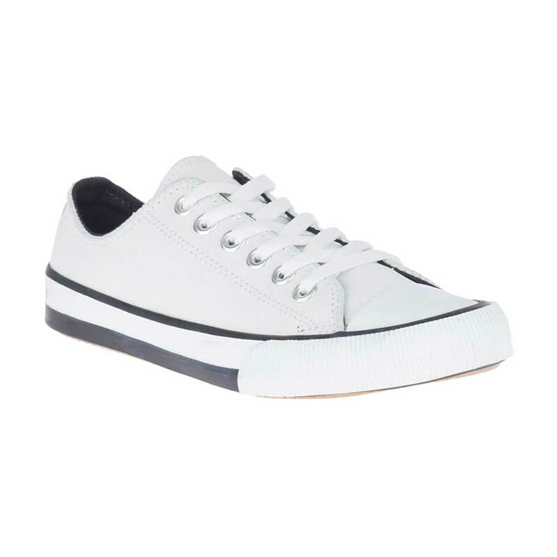 Women's Burleigh White Leather Athletic Sneakers - Harley-Davidson® Online