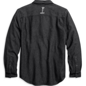 Men's Multi-Patch Button Front Long Sleeve Shirt - Image 2