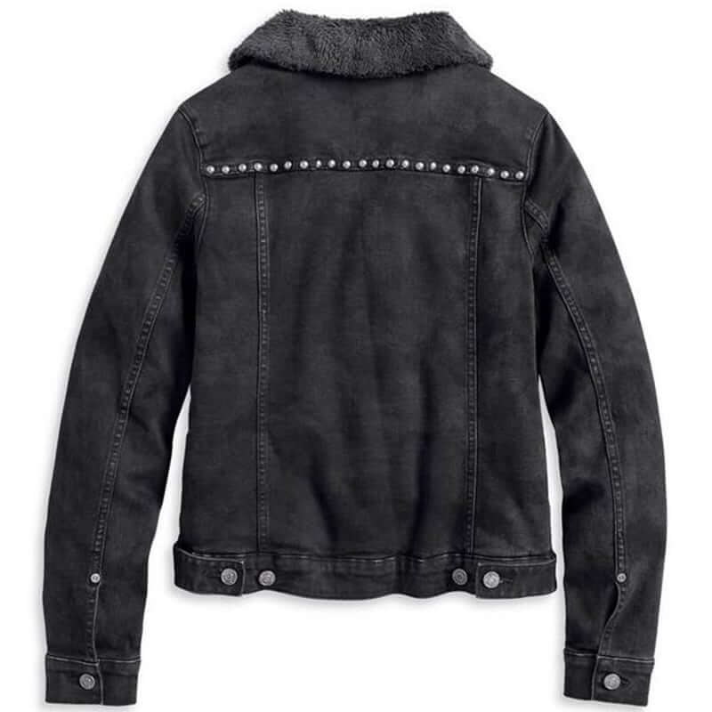 U.S. Polo Assn. Denim Co. Black Cotton Regular Fit Denim Jacket
