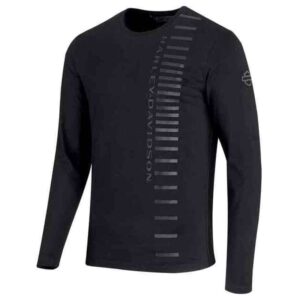 Men's High Density Print Long Sleeve Slim Fit Tee - Image 1