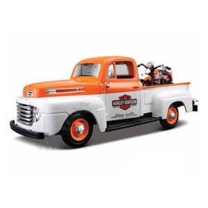 Harley Davidson Ford F1 Pick-Up 1948 with Motorcycle - Image 3
