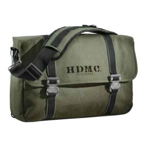 HDMC Messenger Bag, Water-Resistant, Army Green - Image 1