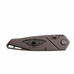 Harley-Davidson® TS1-T T0074.5T with a Titanium Coat Stainless Handle Tec X® Knife - Image 2