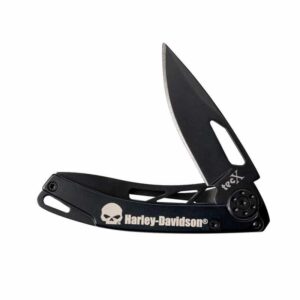 TecX® Stainless Skeleton Black Hard Coat with Willie G® Skull Dinero - Image 1