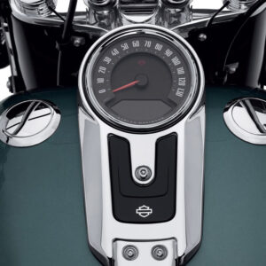 Flush-Mount Fuel Cap and Left Side Tank Cap Kit, Chrome - Image 2