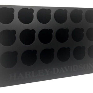 Collectors Coin Display Stand, Holds 18 Coins, Black - Image 2