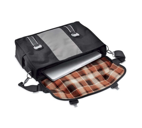 HDMC Messenger Bag Black/Silver HarleyDavidson® Online