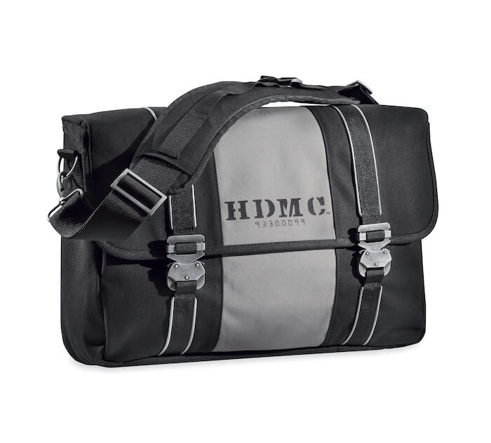 HDMC Messenger Bag Black/Silver HarleyDavidson® Online
