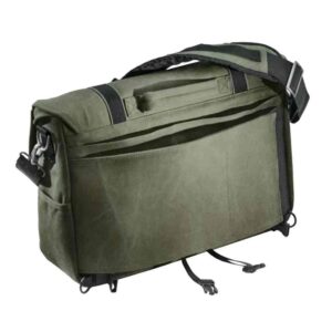 HDMC Messenger Bag, Water-Resistant, Army Green - Image 2
