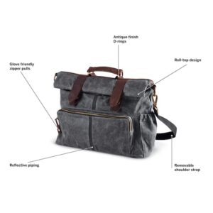 Waxed Canvas Messenger Bag - Image 7