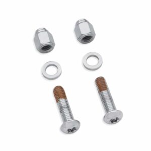 Chrome Bullet Tip Footpeg Bolt Kit