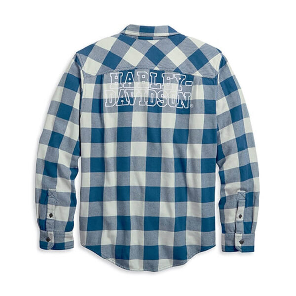 Men's Buffalo Plaid Slim Fit Camp Shirt HarleyDavidson® Online
