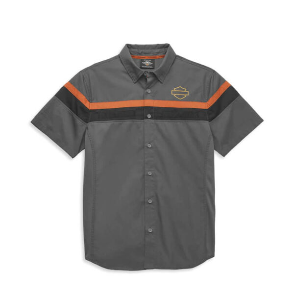 Polo Button Up Short Sleeve (Men's Performance Stretch)