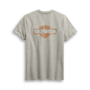 Men's Distressed Print Logo Tee - Image 2