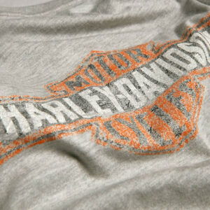 Men's Distressed Print Logo Tee - Image 3