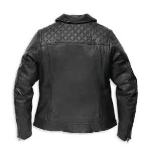 Women's Hideaway Perforated Leather Jacket | 97020-21VW