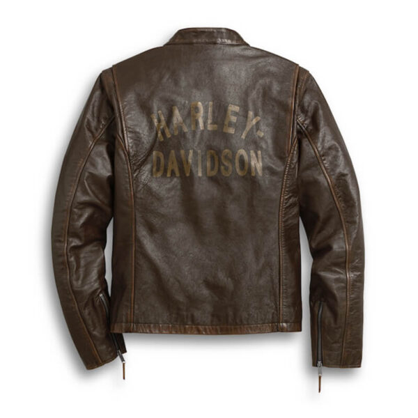 Men's Distressed Print Leather Jacket | Harley-Davidson® Online