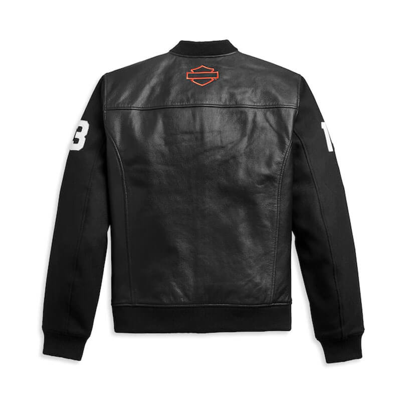 Men’s HDMC Mixed Media Bomber Jacket HarleyDavidson® Online