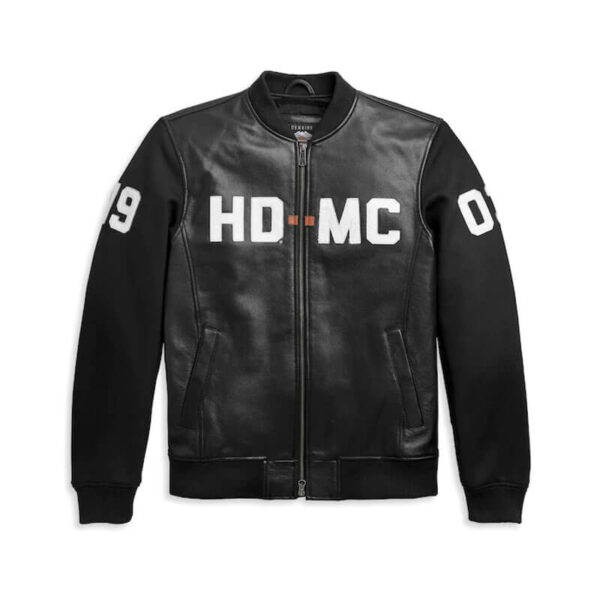 Men's HD-MC Mixed Media Bomber Jacket | Harley-Davidson® Online