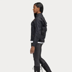 Women's Bagger Womens Textile Riding Jacket with Backpack - Image 4