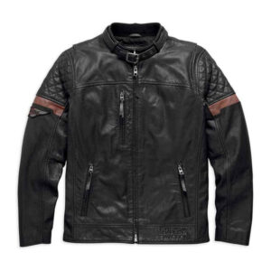 Men's Varick Light-Weight Vintage Leather Jacket - Image 1