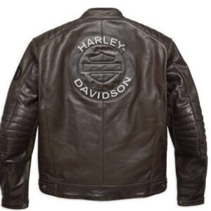 Men's Edge Leather Riding Jacket - Image 2