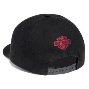 Men's Packable Adjustable Baseball Cap, Black - Image 2