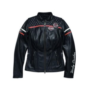 Women's Miss Enthusiast Leather Jacket - Image 1