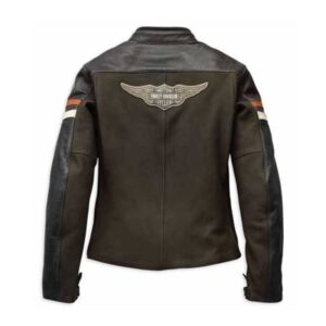 Women's Leather Jacket Delmita - Image 2