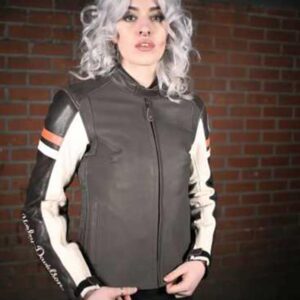 Women's Leather Jacket Delmita - Image 4