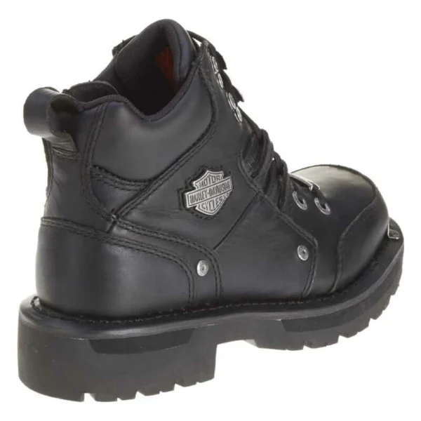 和*ー様 Harley-Davidson ブラック レザーブーツ Men's Stark 5-In. Black Leather and Mesh Motorcycle Boots | D96158