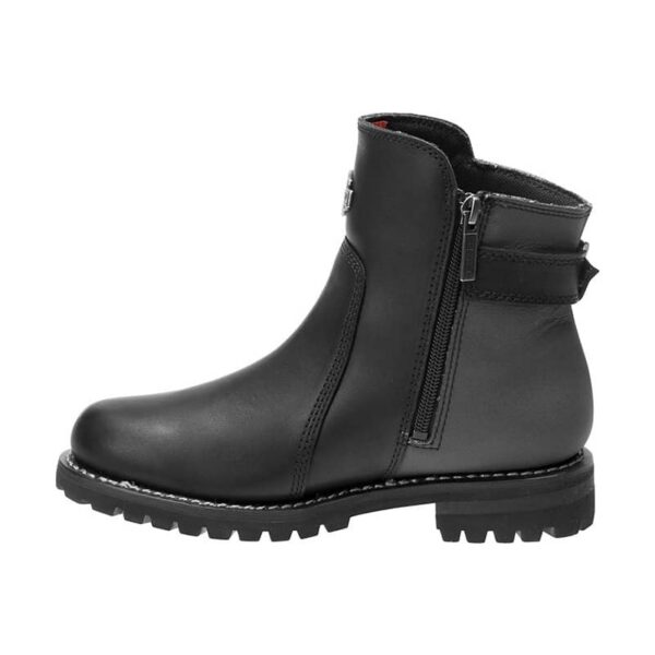 Harley-Davidson Men's Holtman 6-Inch Waterproof Motorcycle Boots – Black Leather, CE Certified (D96187)