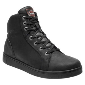 Men's Watkins 4.25-Inch Black Leather Motorcycle Boots - Image 1