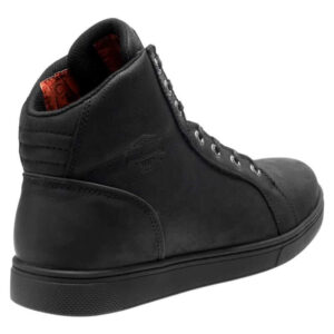 Men's Watkins 4.25-Inch Black Leather Motorcycle Boots - Image 3