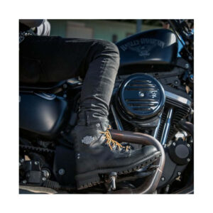 Men's Hedman Black Motorcycle Boots - Image 10