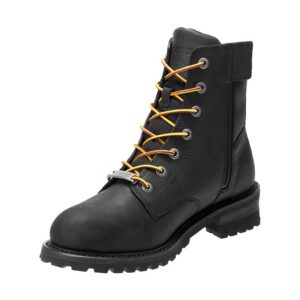 Men's Hedman Black Motorcycle Boots - Image 5
