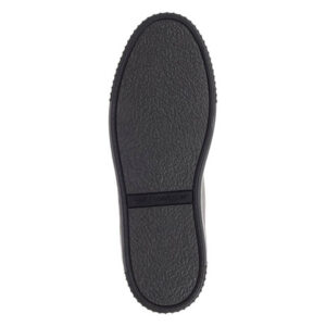 Men's Barren Black or Rust Leather Sneakers - Image 4