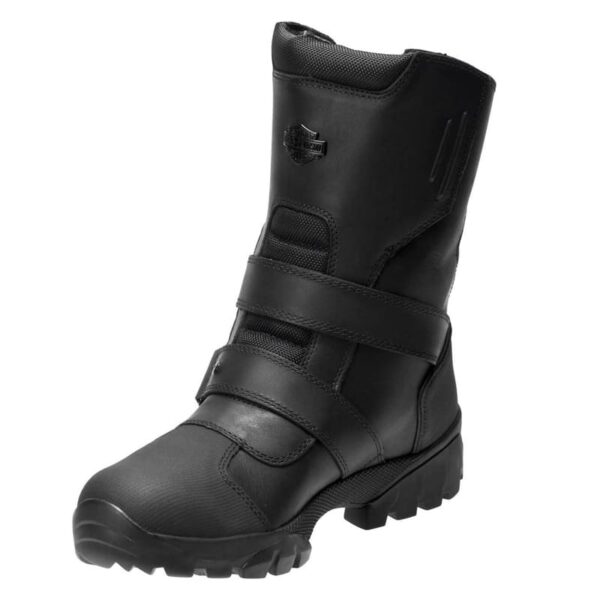 Men's Hartnell 8.5-Inch Waterproof Black Motorcycle Boots | Harley