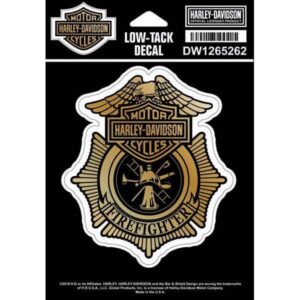 Firefighter Original Window Cling - Small 4.25'' x 6'' - Image 1