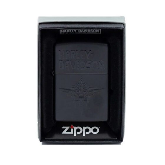Zippo HarleyDavidson® Matte Black HarleyDavidson® Online